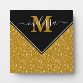 Muzieksymbolen op maat fotoplaat (Voorkant)