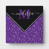 Muzieksymbolen op maat fotoplaat (Voorkant)