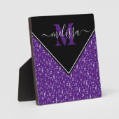 Muzieksymbolen op maat fotoplaat (Voorkant)