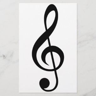 Muzieksymbool Treble Clef G-Clef Flyer