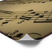 Muziektaal Poster (Hoek)