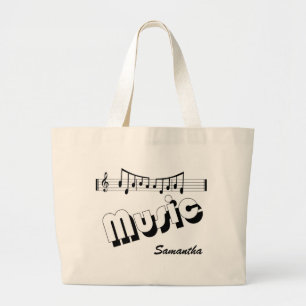 Muziektas Grote Tote Bag