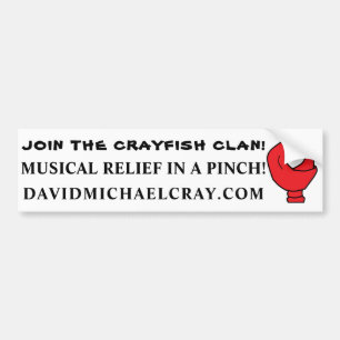 "MUZIEKTE IN EEN PINCH"-BUMPERSTICKER BUMPERSTICKER