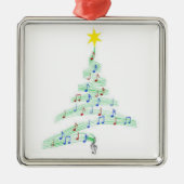 **MUZIEKTEKENS CHRISTMAS TREE * * ORNAMENT (Voorkant)