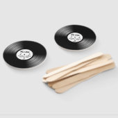 Muziekthema Record Album Handwaaier (Niet-gemonteerd)