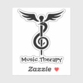 Muziektherapie Sticker (Vel)