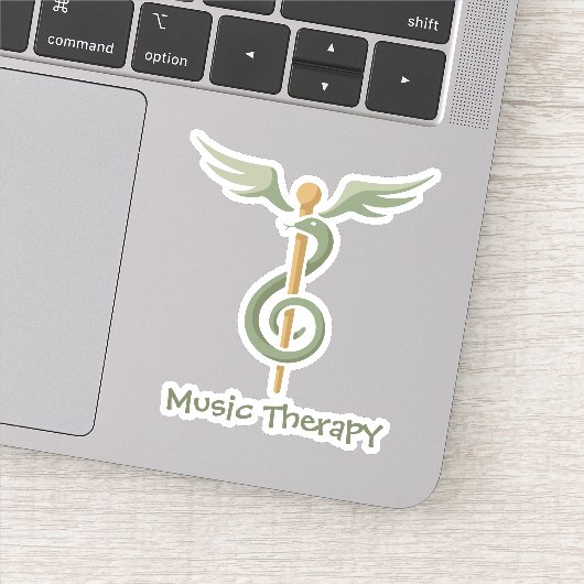 Muziektherapie Sticker (Detail)