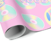 muziektijdpatroon cadeaupapier (Rol Hoek)