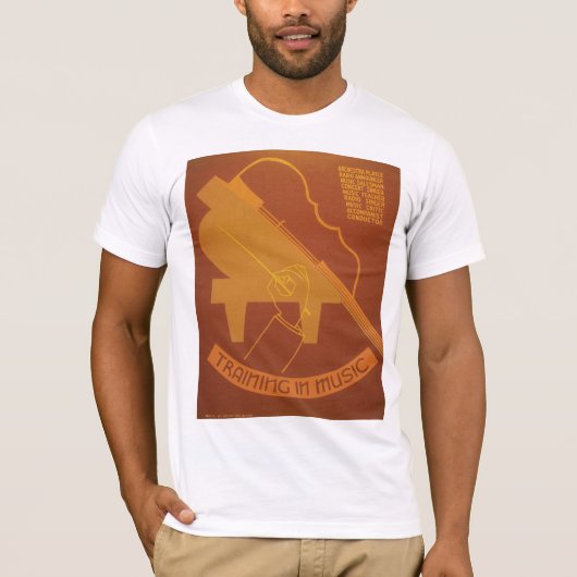 Muziektraining T-shirt (Voorkant)