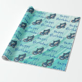 Muziekverlooppapier Cadeaupapier (Uitgerold)