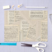  muziekverzameling tissuepapier (Craft)