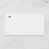 MuziekVisitekaartje Visitekaartje (Achterkant)