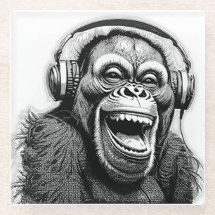 muziekwagen glazen onderzetter