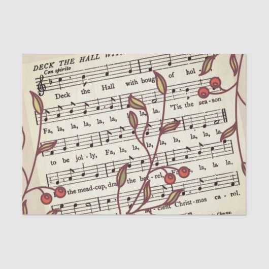 Muziekweefselpapier voor het afdekblad van het afd tissuepapier (Voorkant)
