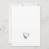 Muzikaal piano zwart en wit muziek pianorecital kaart (Achterkant)