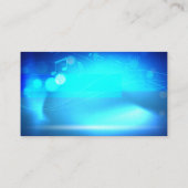 Muzikale achtergrond | geluidstechnicus visitekaartje (Achterkant)