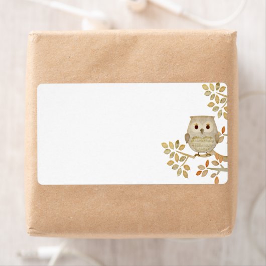 Muzikale Boom Uil Label (Insitu)