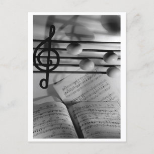 Muzikale eieren briefkaart