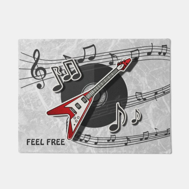 Muzikale elementen deurmat (Voorkant)