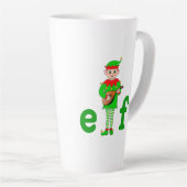 Muzikale Elf Latte Mok (Rechterhoek)