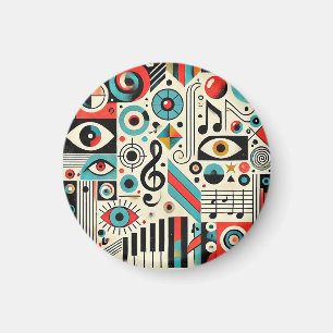Muzikale en Artistieke Elementen Magneet