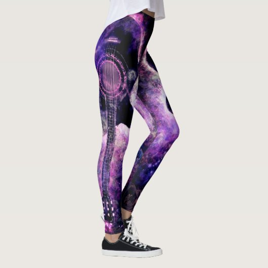 Muzikale gitaar Leggings (Rechts)