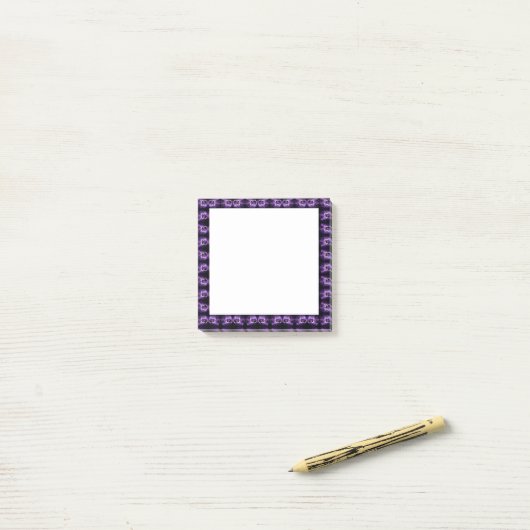 Muzikale gitaren ingelijst Post it Notes (Op bureau)