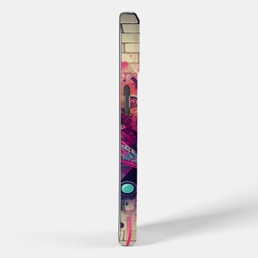 Muzikale graffiti Case-Mate iPhone case (Achterkant / Rechts)