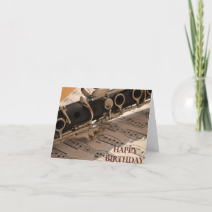 Muzikale het instrumentenverjaardag van de kaart
