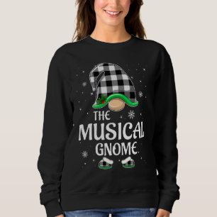 Muzikale Kabouter Buffalo Plaid Kerst Overeenkomst Trui