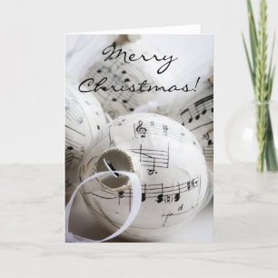 Muzikale Kerstkaart Feestdagen Kaart