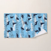 muzikale kittens bad handdoek (Handdoek)