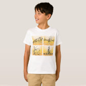 Muzikale Noten Barsten Abstract Uit T-shirt (Voorkant volledig)