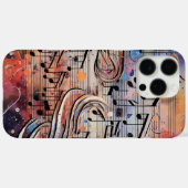 Muzikale noten Kleurrijk Case-Mate iPhone Case (Achterkant (horizontaal))