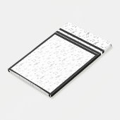 Muzikale noten Post It Notes (Schuin)