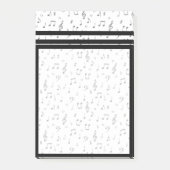 Muzikale noten Post It Notes (Voorkant)