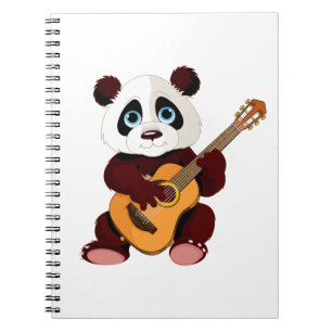 muzikale panda notitieboek