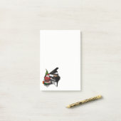 Muzikale Sinterklaas pianist Post-it® Notes (Op bureau)