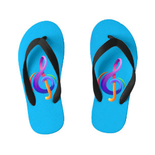 Muzikale Slippers voor muziekliefhebbers Kinder Teenslippers