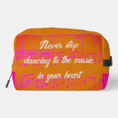 Muzikale stappen - Sunset Samba Travel Toilettas Toilettasje (Achterkant)