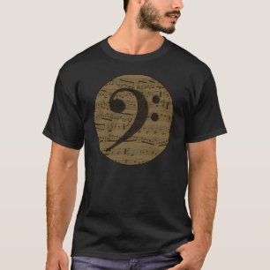 Muzikale Treble Clef Bladmuziek Classic T-shirt