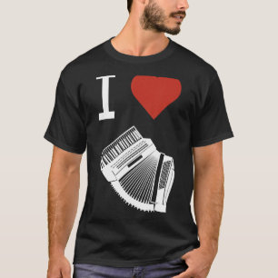 Muzikant accordeon Muziekinstrument Volksmuziek 5 T-shirt
