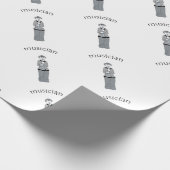 muzikant cadeaupapier (Hoek)