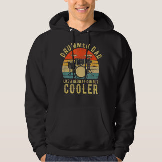 Muzikant  Drummer Papa Als Een Regular Papa Bu Hoodie