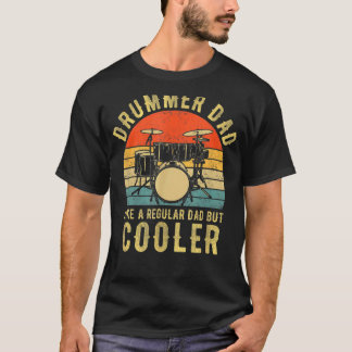 Muzikant  Drummer Papa Als Een Regular Papa Bu T-shirt