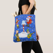 Muzikant Elves met Kerstmis Canvas tas (Dichtbij)