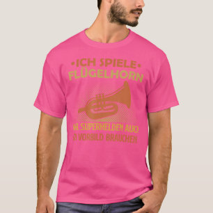 Muzikant Flugelhorn Trompet Muziekinstrument Orc T-shirt