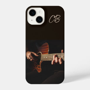 Muzikant Gitaar Speler Muzikale Muziek Aangepast iPhone 14 Hoesje