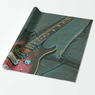 Muzikant guitar lovers gift cadeaupapier