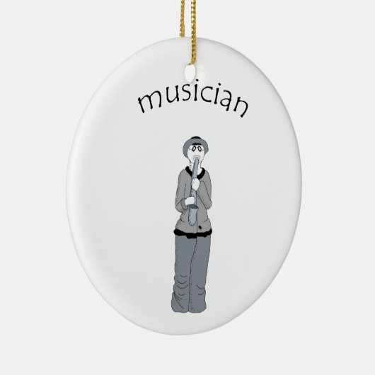 muzikant keramisch ornament (Rechts)